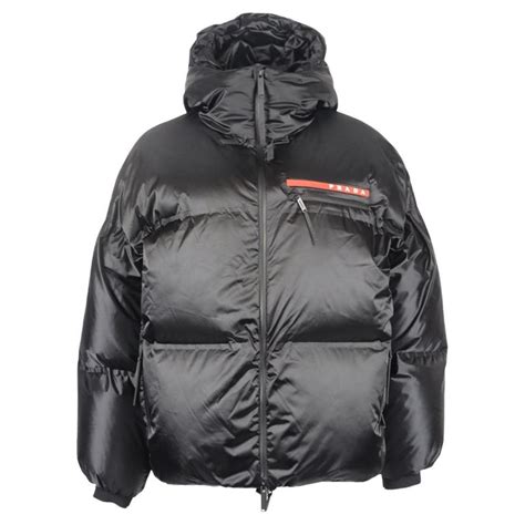 prada hooded quilted shell down jacket|prada gore tex jacket.